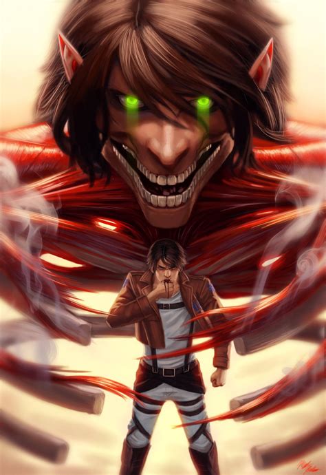 attack on titans eren jaeger